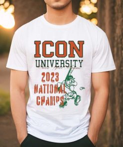Official The icon university 2023 champs T shirt