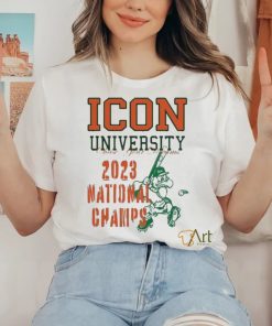 Official The icon university 2023 champs T shirt