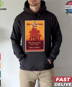 Official The mallett brothers band october 11 2024 higher ground south burlington vt tour poster T hoodie, sweater, longsleeve, shirt v-neck, t-shirt