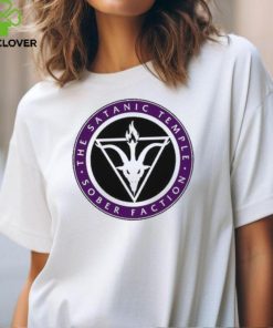 Official The satanic temple sober faction shirt