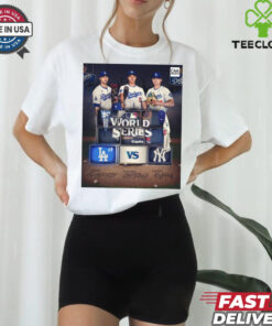 Official The season final starts MLB World Series 2024 Los Angeles Dodgers vs New York Yankees Poster t shirt