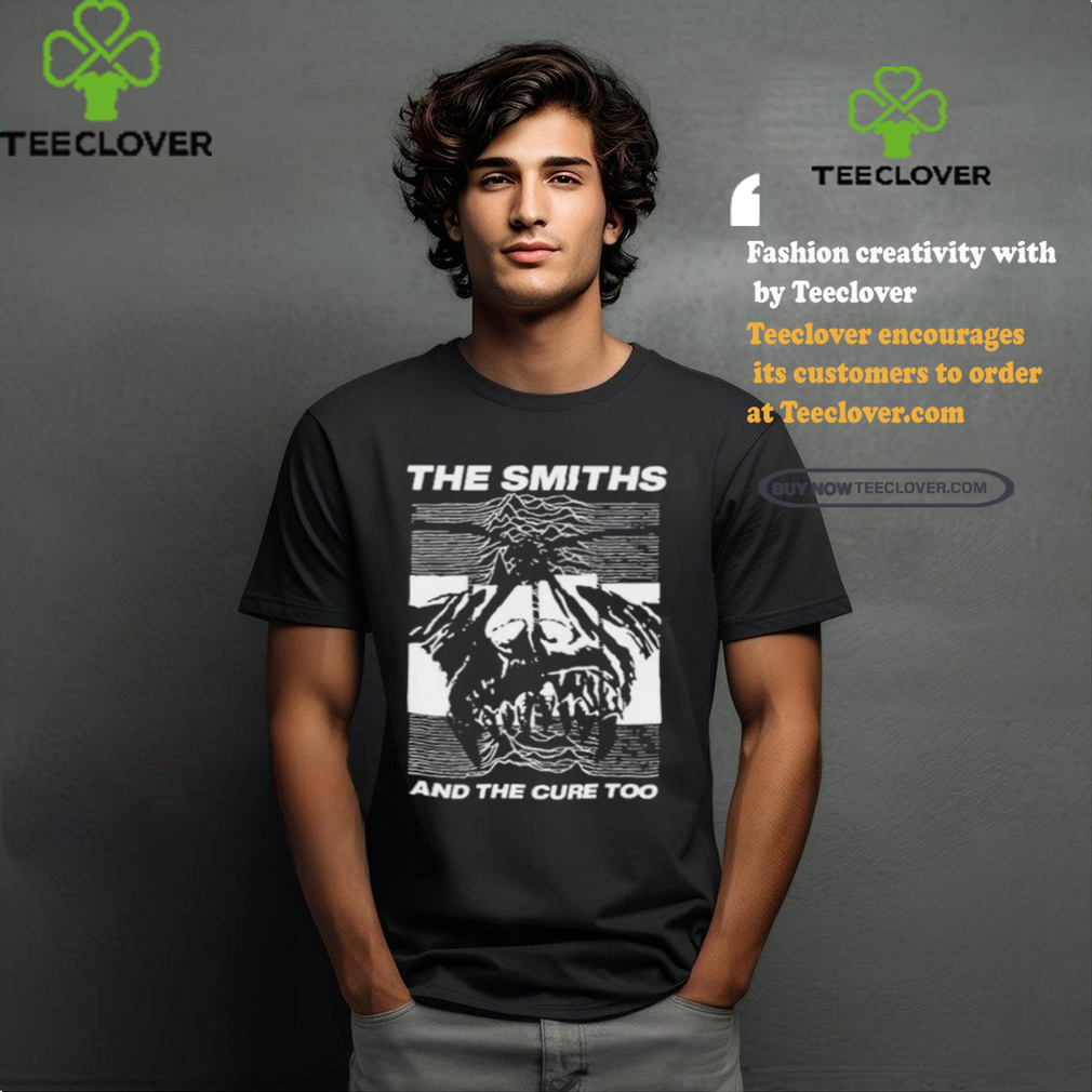 Official The smiths and the cure too pretty hate machine T shirt Official The smiths and the cure too pretty hate machine T shirt