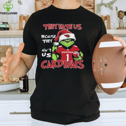 Official They Hate US Arizona Cardinals Football Santa Grinch Christmas hoodie, sweater, longsleeve, shirt v-neck, t-shirt