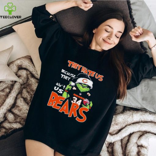 Official They Hate US Chicago Bears Football Santa Grinch Christmas hoodie, sweater, longsleeve, shirt v-neck, t-shirt