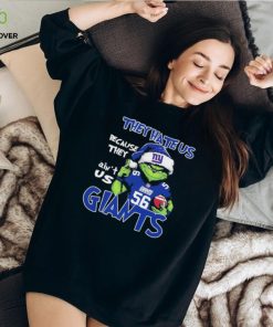 Official They Hate US New York Giants Football Santa Grinch Christmas shirt