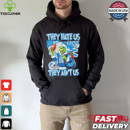 Official They Hate Us Because They Aint Us Detroit Lions Unisex T Shirt