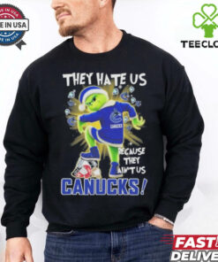 Official They Hate Us Because They Ain’t Us Grinch X Vancouver Hockey Stomp On Teams Christmas Shirt 1 Official They Hate Us Because They Ain’t Us Grinch X Vancouver Hockey Stomp On Teams Christmas Shirt