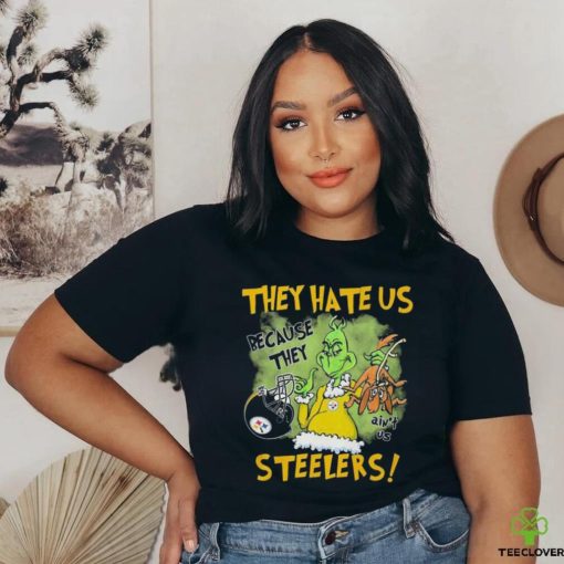 Official They Hate Us Because They Aint Us Steelers T Shirt