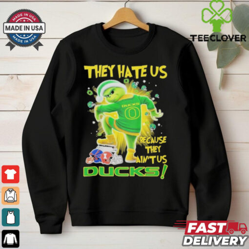 Official They Hate Us Ducks Merry Christmas Because They Ain’t Us Shirt
