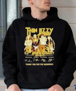 Official Thin Lizzy 53rd Anniversary 1969 – 2023 Thank You For The Memories Signatures Shirt