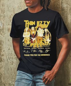 Official Thin Lizzy 53rd Anniversary 1969 – 2023 Thank You For The Memories Signatures Shirt