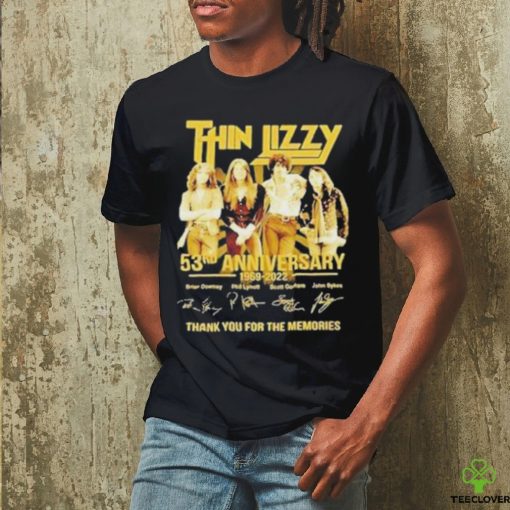 Official Thin Lizzy 53rd Anniversary 1969 – 2023 Thank You For The Memories Signatures Shirt