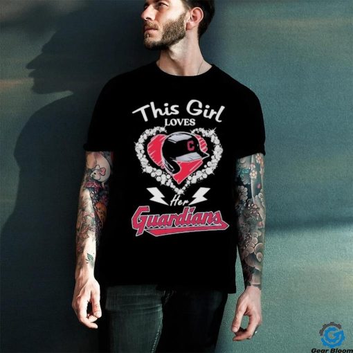 Official This Girl Loves Her Cleveland Guardians Hat Shirt