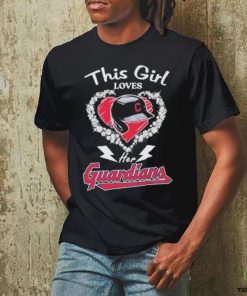 Official This Girl Loves Her Cleveland Guardians Hat Shirt