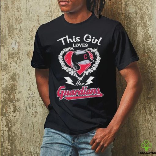 Official This Girl Loves Her Cleveland Guardians Hat Shirt