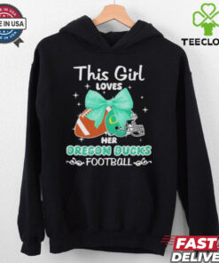 Official This Girl Loves Her Oregon Ducks Football Vintage Shirt