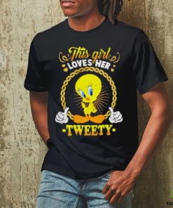 Official This Girl love her Tweety hoodie, sweater, longsleeve, shirt v-neck, t-shirt