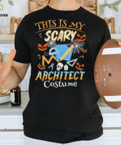 Official This Is My Scary Architect Costume Learning Tools Halloween T shirt