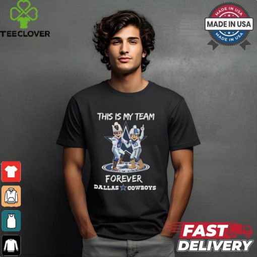 Official This Is My Team Forever Dallas Cowboys Mascot Shirt