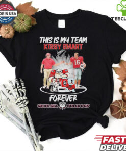Official This Is My Team Kirby Smart Forever Georgia Bulldogs shirt