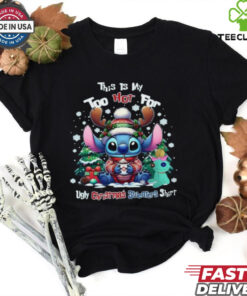 Official This Is My Too Hot For Ugly Christmas Shirt Stitch Shirt