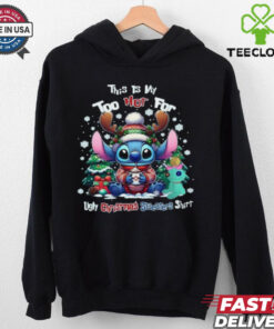 Official This Is My Too Hot For Ugly Christmas Shirt Stitch Shirt