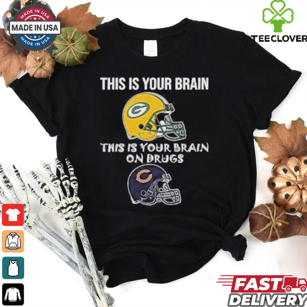 Official This Is Your Brain Green Bay Packers This Is Your Brain On Drugs Chicago Bears Shirt Official This Is Your Brain Green Bay Packers This Is Your Brain On Drugs Chicago Bears Shirt