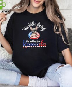 Official This childless dog lady is voting for Kamala T shirt