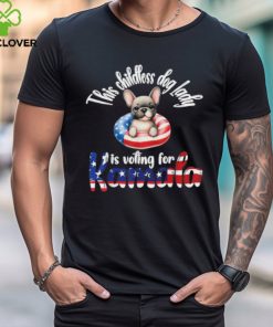 Official This childless dog lady is voting for Kamala T shirt
