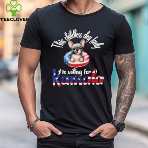Official This childless dog lady is voting for Kamala T shirt