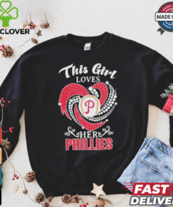 Official This girl love her Philadelphia Phillies 2024 Champions diamond hoodie, sweater, longsleeve, shirt v-neck, t-shirt