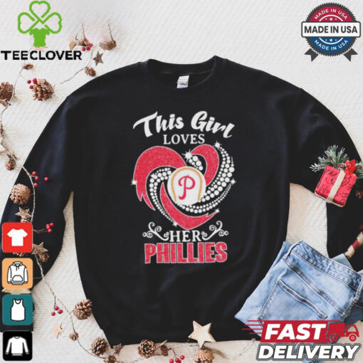 Official This girl love her Philadelphia Phillies 2024 Champions diamond hoodie, sweater, longsleeve, shirt v-neck, t-shirt