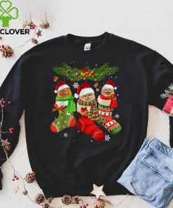 Official Three Pomeranian In Sock Christmas Santa X mas Sweater Shirt