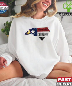 Official Through it all North Carolina Strong map shirt