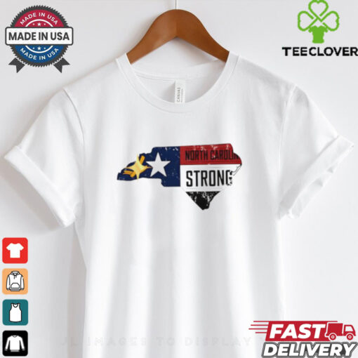 Official Through it all North Carolina Strong map shirt