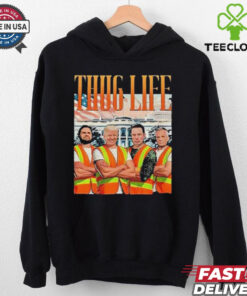 Official Thug Life Garbage Man Trump JD Vance Robert Kennedy Elon Musk Shirt