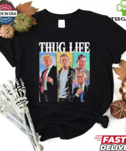 Official Thug Life Trump Vance Kennedy Elon USA Cowboy Squad T Shirt 3 Official Thug Life Trump Vance Kennedy Elon USA Cowboy Squad T Shirt