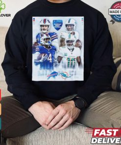 Official Thursday Night Football NFL Buffalo Bills vs Miami Dolphins Poster t shirt