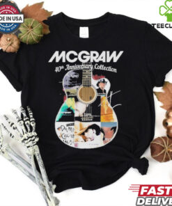 Official Tim McGraw 40th Anniversary Collection Signature T Shirt