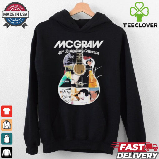 Official Tim McGraw 40th Anniversary Collection Signature T Shirt