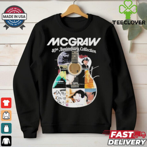 Official Tim McGraw 40th Anniversary Collection Signature T Shirt