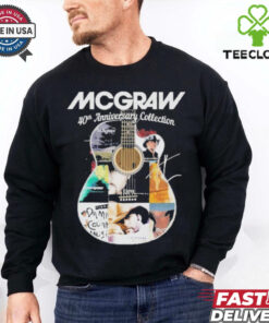 Official Tim McGraw 40th Anniversary Collection Signature T Shirt