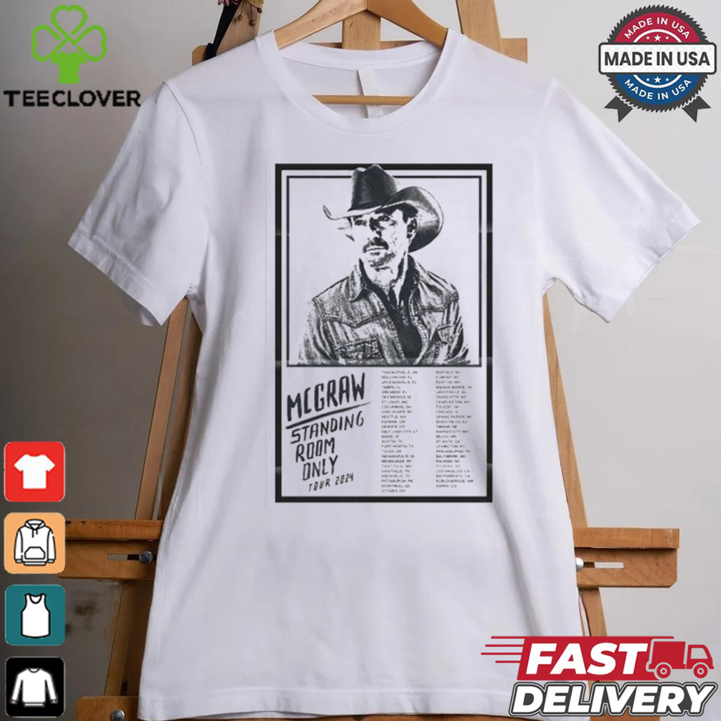 Official Tim McGraw SRO Tour 2024 Poster shirt Official Tim McGraw SRO Tour 2024 Poster shirt