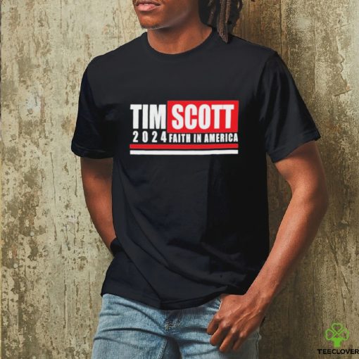 Official Tim Scott for President 2024 Shirt Tim Scott Faith in America 2024 Primary Election Shirt
