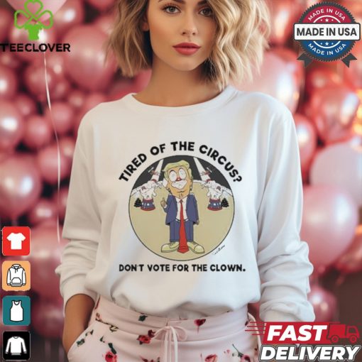 Official Tim Williams Tired Of The Circus Don’t Vote For The Clown Trump Shirt