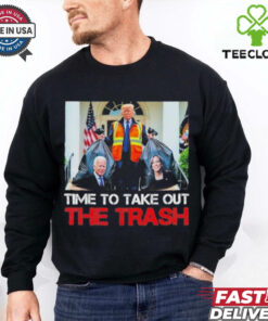 Official Time To Take Out The Trash Funny Trump Garbage Man T Shirt