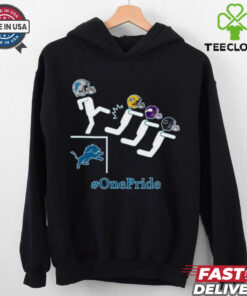 Official Time for Round 2 Detroit Lions Kick Packers Vikings Bears One Pride t shirt