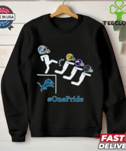Official Time for Round 2 Detroit Lions Kick Packers Vikings Bears One Pride T-shirt football rivalry design