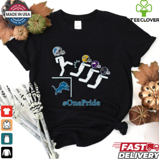 Official Time for Round 2 Detroit Lions Kick Packers Vikings Bears One Pride t shirt