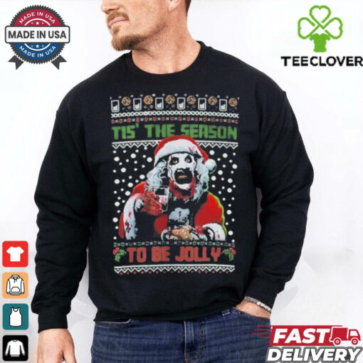 Official Tis The Season To Be Jolly Terrifier 3 Cookie 2024 T Shirt